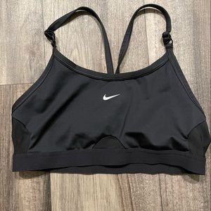 Black Nike sports bra